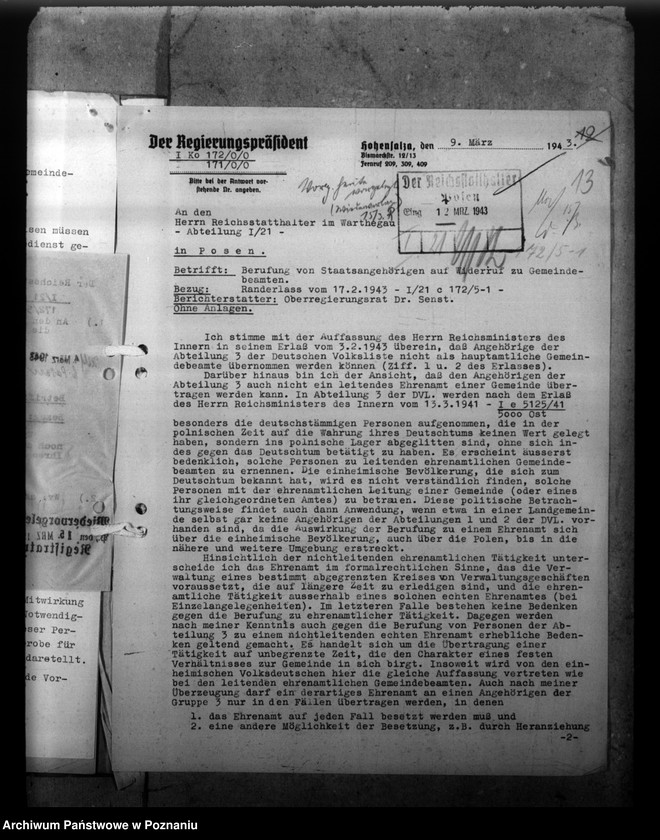 Obraz 17 z jednostki "Berufung von Staatsangehörigen auf Widerruf zu Gemeindebeamten"