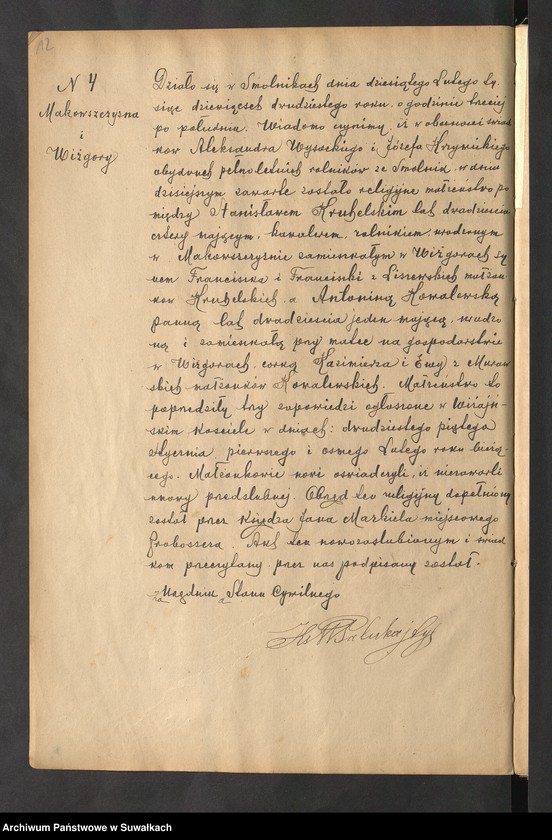 image.from.unit.number "Księga akt małżeństw par. Smolniki za 1919-29 r."