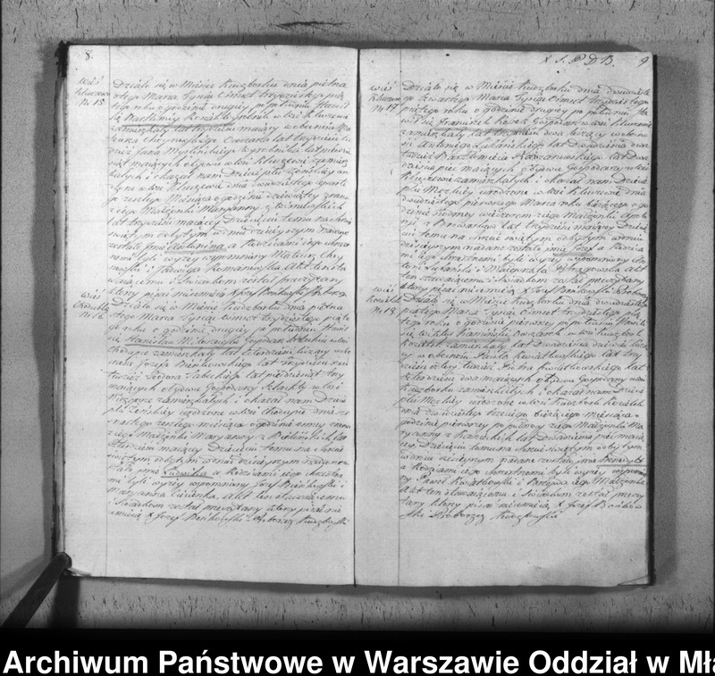 Obraz 9 z jednostki "Akta urodzin, małżeństw i zgonów"