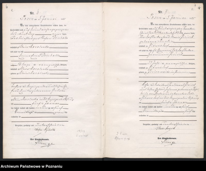 Obraz 6 z jednostki "Księga zgonów"