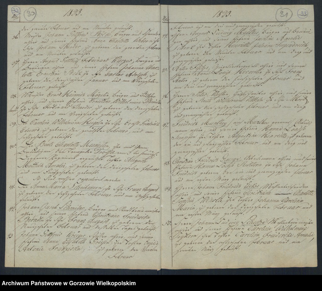 image.from.unit.number "Duplikate der Kirchenbücher der Hauptkirche zu Landsberg an der Warthe"