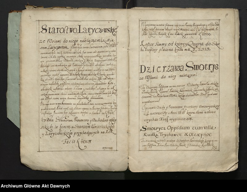 image.from.unit.number ""Lustracya Starostw Woiewodztwa Podolskiego Roku 1665""