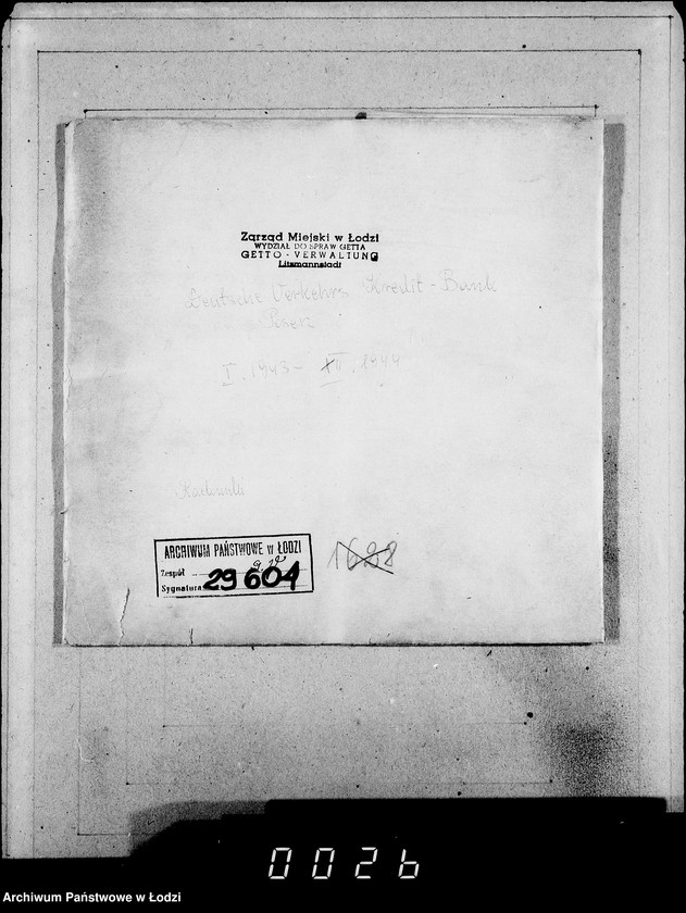 Obraz 4 z jednostki "Deutsche Verkehrs Kredit-Bank Posen."