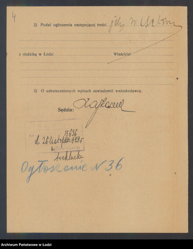 Obraz 6 z jednostki "Mowsza Glejzer – sprzedaż węgla i drzewa opałowego"