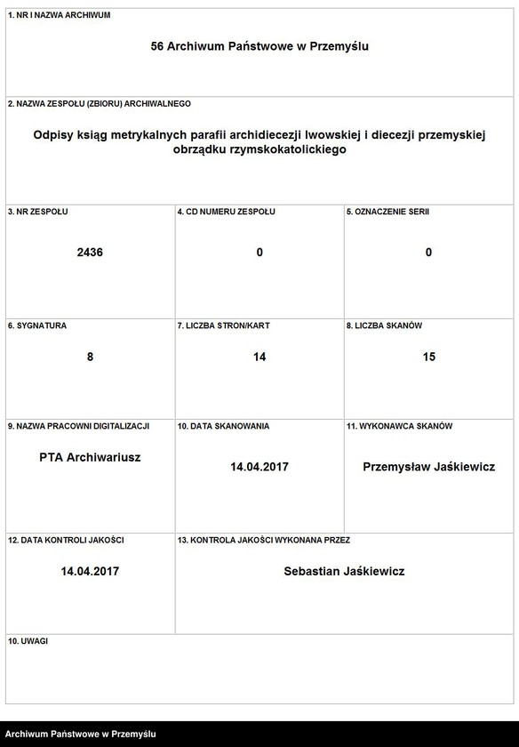 image.from.unit.number "[Odpisy ksiąg urodzeń, małżeństw, zgonów parafii rzymskokatolickich Kosów i Kuty z 1834 roku]"