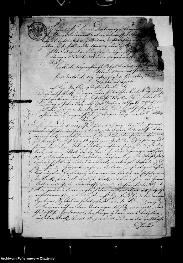 image.from.unit.number "/Prozess- Akten in Sachen des Kaufmanns Dembowski in Angerburg gegen den Gf. Lehndorff u. Genossen wegen Nichterfüllung des Kontrakts/"