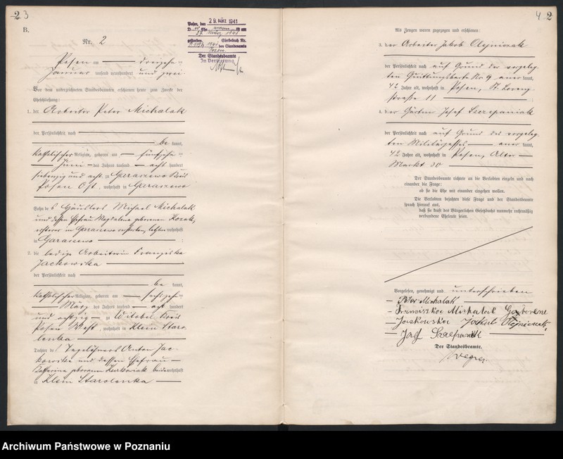 Obraz 4 z jednostki "[Księga małżeństw]"