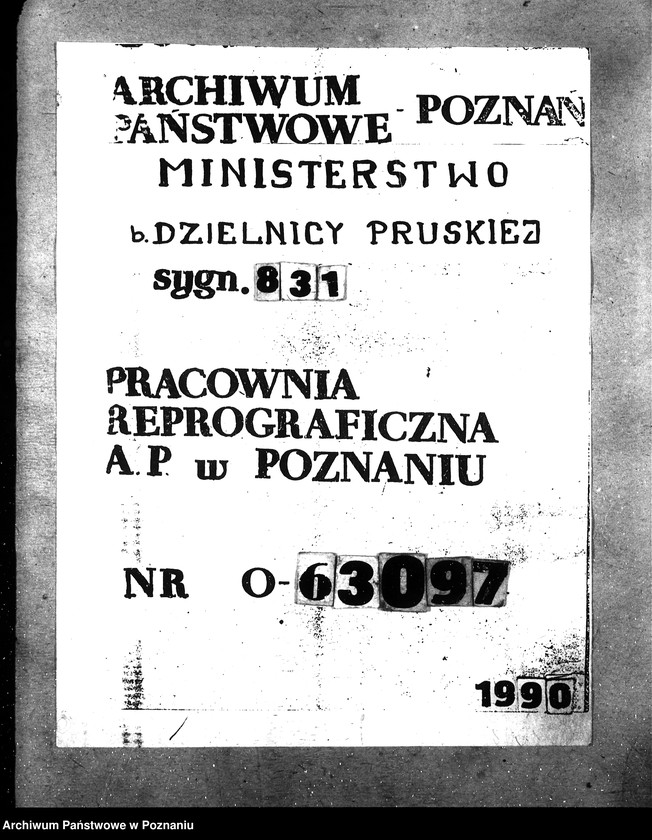 Obraz 1 z jednostki "Korespondencja w sprawach pośrednictwa pracy z wojew. pomorskim"