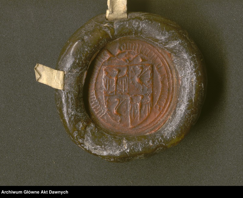 Obraz 6 z kolekcji "Pieczęcie książąt mazowieckich przy dokumentach dla miasta Warszawy111"