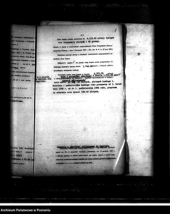 Obraz 12 z jednostki "/Kontrakty notarialne sprzedanych gruntów w drodze prywatnej parcelacji Posadowo/"