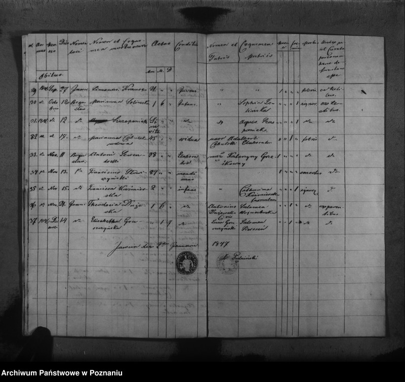 Obraz 18 z jednostki "Duplikat baptisatorum, copulatorum, mortuorum"