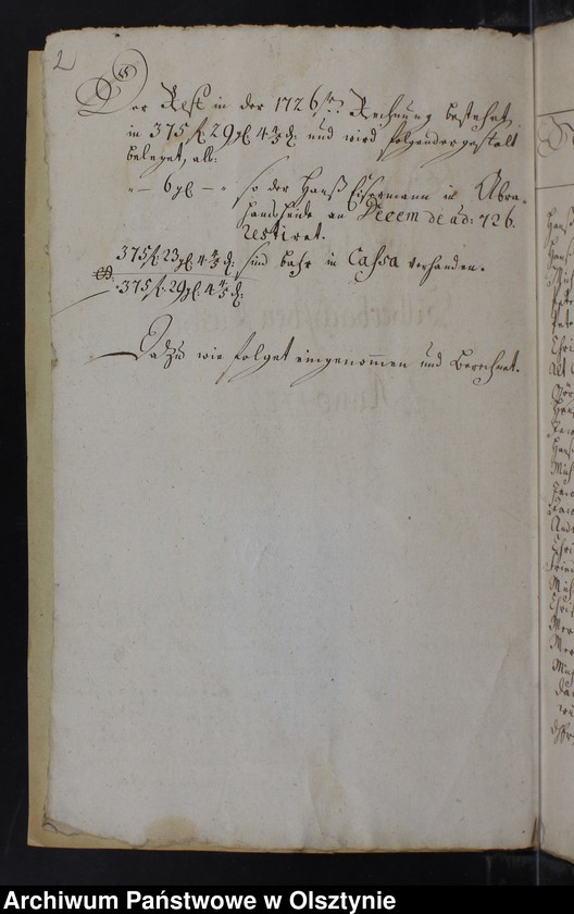 image.from.unit.number "Jahr Rechnung der Silberbachschen Kirchen"