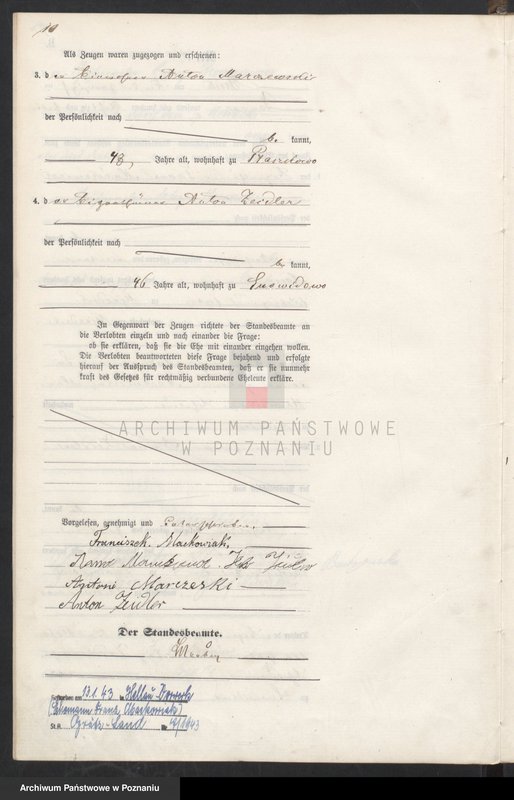 Obraz 13 z jednostki "Księga małżeństw"