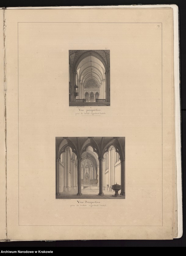 image.from.unit.number "Project d`un eglise dans le style gothique ordonne par monsieur le comte Arthur Potoski."