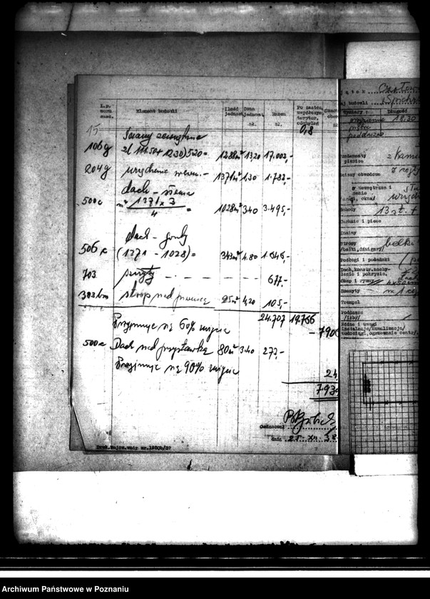 image.from.unit.number "/Oszacowanie budynków majątku Czołowo powiatu kaliskiego należących do Skarbu Państwa"