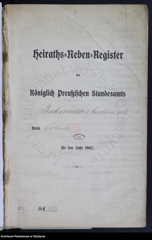 image.from.unit.number "Heiraths-Neben-Register Nr 1 - 29"