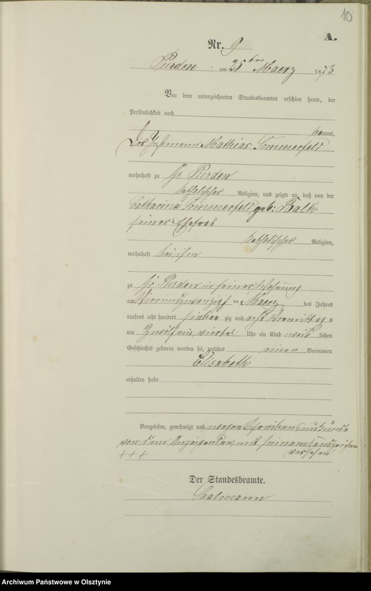 image.from.unit.number "Geburts-Haupt-Register Nr 1 - 65"