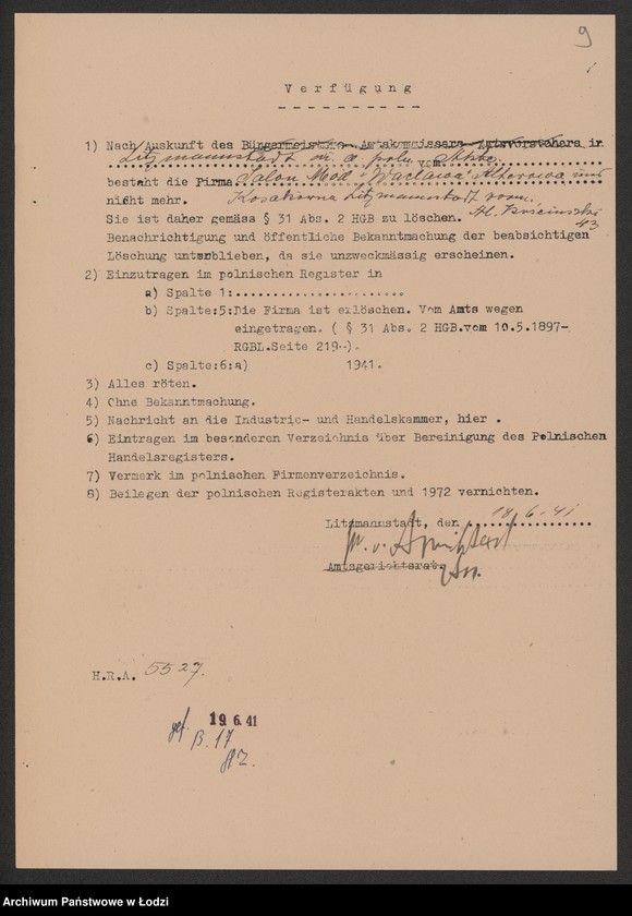 Obraz 11 z jednostki ""Salon Mód- Aalterowa i Kosakówna"- prowadzenie pracowni kapeluszy damskich"