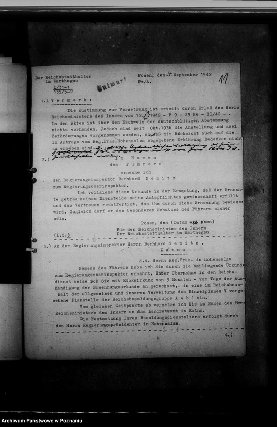 Obraz 15 z jednostki "Abordnung von Beamten"