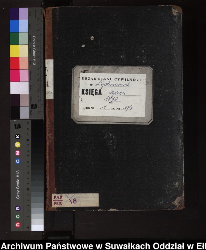 image.from.unit.number "Sterbe-Neben-Register des Preussischen Standes-Amtes Widminnen Kreis Loetzen [Tom I Nr 1-174]"