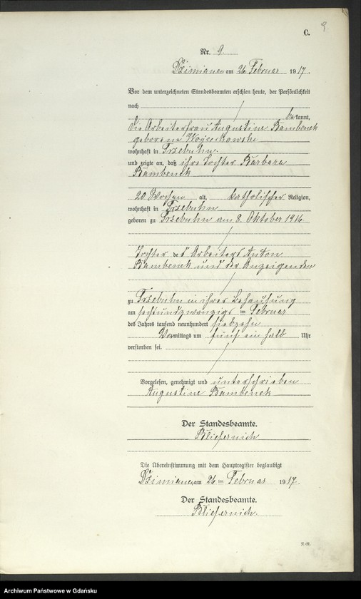 Obraz 12 z jednostki "Księga zgonów"