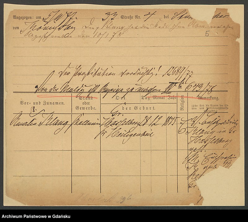 image.from.unit.number "Karty meldunkowe: Klang - Klatt J."