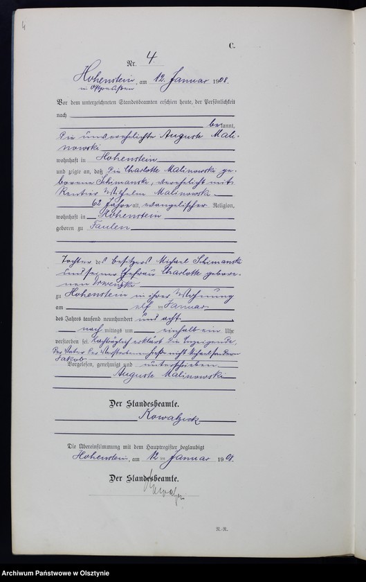 image.from.unit.number "Sterbe-Neben-Register Nr 1 - 46"