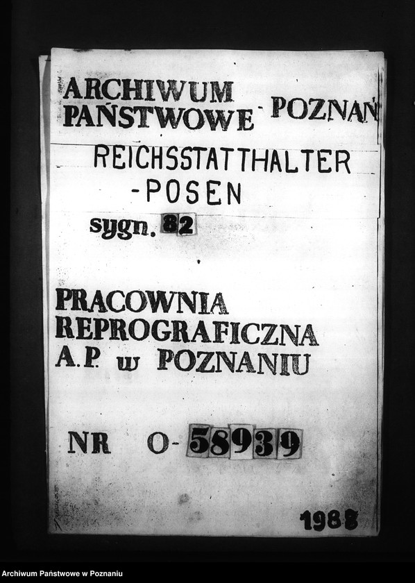 Obraz 1 z jednostki "Geschäftsverteilungsplan (urzędu namiestnika)"