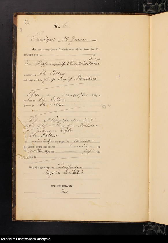 image.from.unit.number "Sterbe-Haupt-Register Nr 1 - 105"