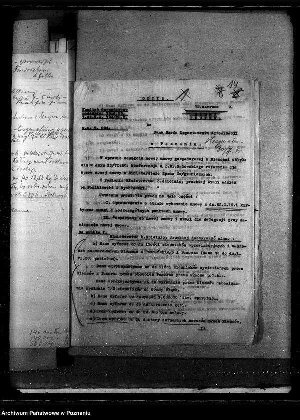 Obraz 18 z jednostki "Sprawy szczegółowo-administracyjne Gospodarcza umowa z Niemcami"