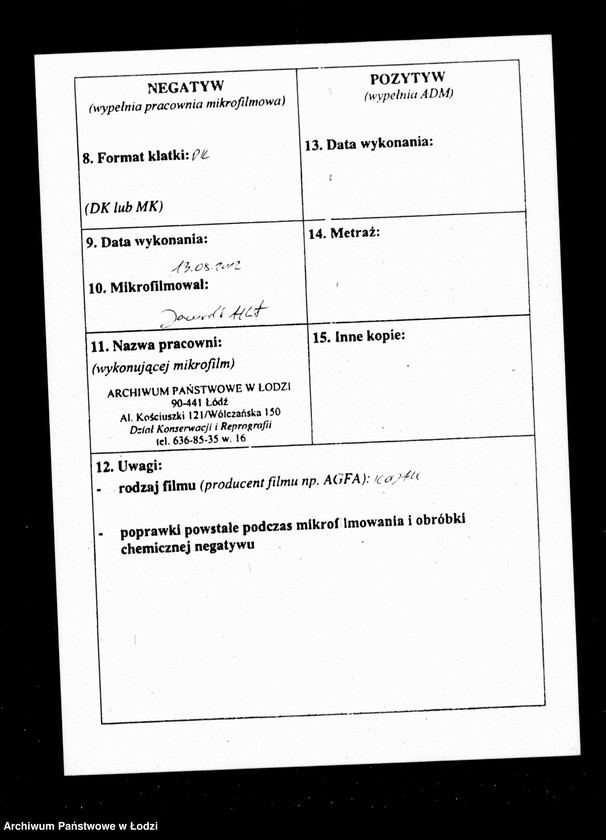 Obraz 3 z jednostki "Akta tyczące się różnych korespondencyj z władzami wyższymi"