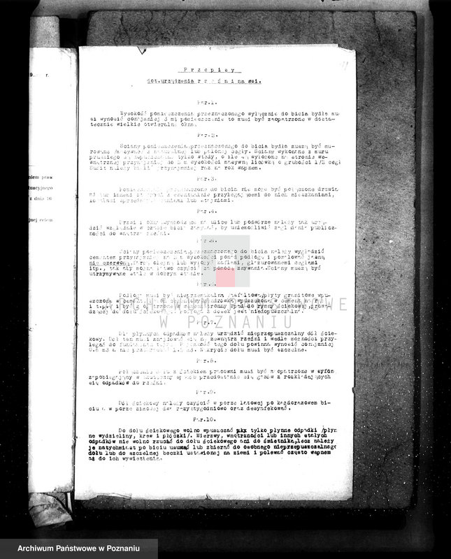 Obraz 16 z jednostki "Zatwierdzenie zakładu przemysłowego rzeźni Leona Adamczaka w Gulczu pow. czarnkowski"