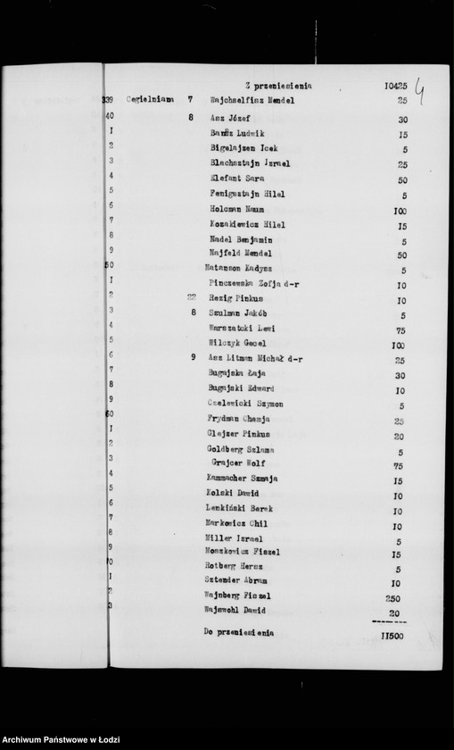 Obraz 8 z jednostki "Rejestr poborczy"