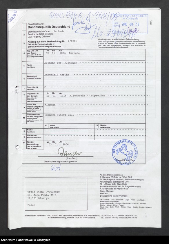 image.from.unit.number "Akta zbiorcze urodzeń z 1916 roku"