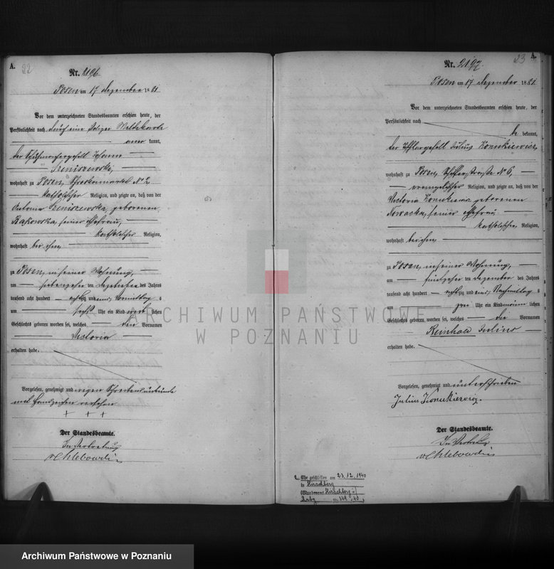 Obraz 13 z jednostki "Księga urodzeń t. V"