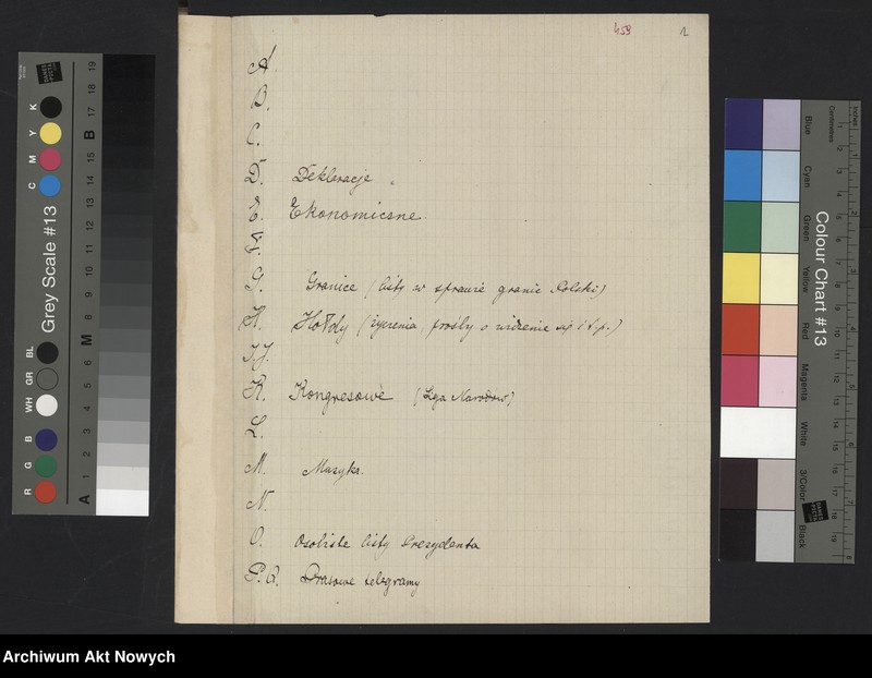 image.from.unit.number "Spisy i wykazy akt m.in. szczegółowy spis akt paryskiego archiwum Prezydenta Ministrów"