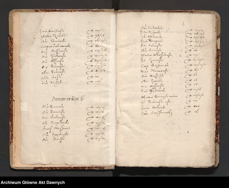 image.from.unit.number "Poczeth Urzednikow Dworzan y innych slug dworu KJM zmarlego którym wedlug decisiey Marschalka ad rationem sluzby zaplata bycz ma dnia 10 Junii Roku 1574 w Krakowie."