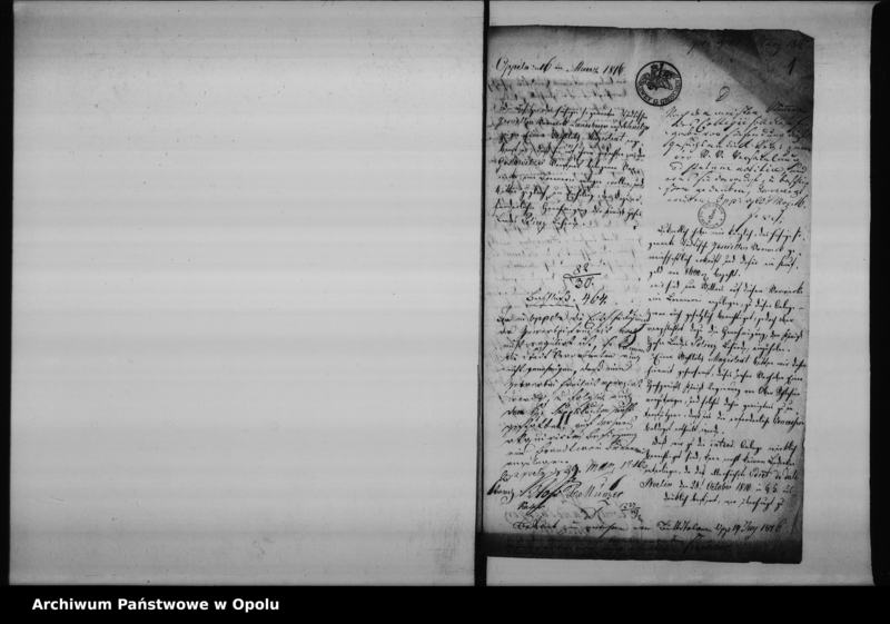 Obraz 5 z jednostki "Acta von Etablirung einer Brandweinbrennerey in dem ehemaligen Jesuitten, jetzt dem Landsberger & Schnitzer gehörenden Vorwerk in der Goslawitzer Vorstadt Vol: I pro 1816"