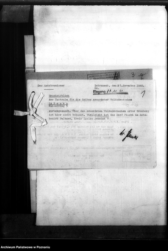 Obraz 5 z jednostki "Arthur Kronberger aus Piaski, Kreis Leslau (Włocławek)"