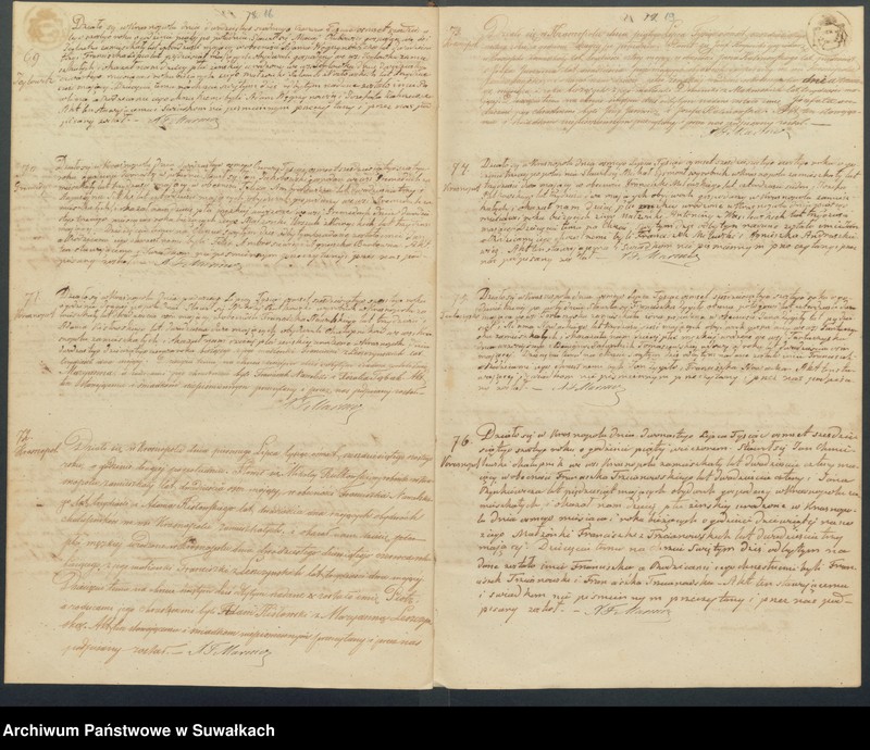 image.from.unit.number "Duplikat Akt Urodzonych, Zaślubionych i Umarłych z Parafii Rzymsko-Katolickiej Krasnopolskiej z roku 1866."