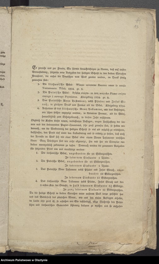 image.from.unit.number "Kirchliche Angelegenheiten. Vereinssachen Nr 2 Bibel Gesellschaft"