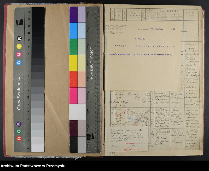 Obraz 3 z jednostki "Księga urodzeń Zasanie"