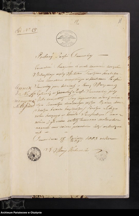 image.from.unit.number "Annexa z Parafij Janowiec w roku 1853"