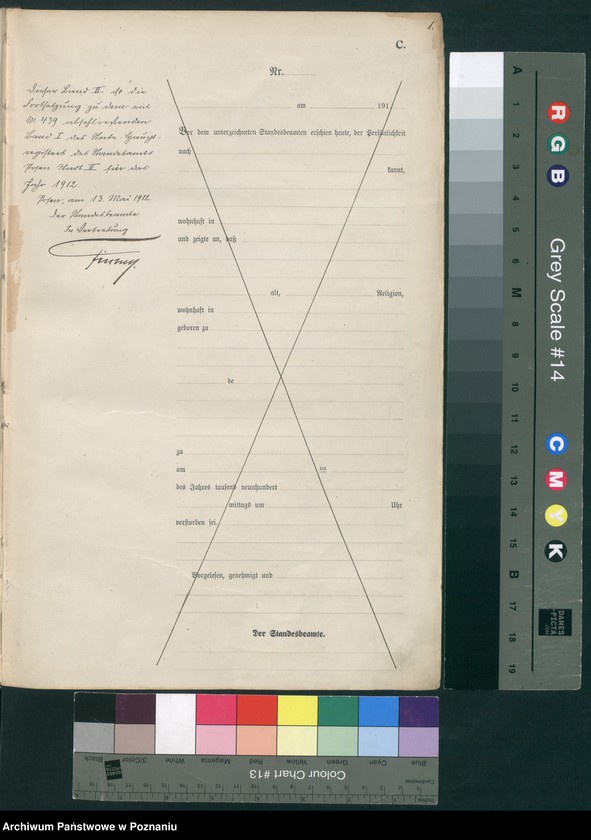 Obraz 3 z jednostki "Księga miejscowa zgonów tom II [Rejestr główny zgonów]"