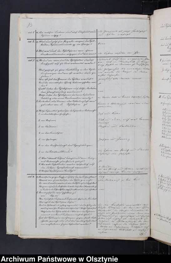 image.from.unit.number "Tabellarischer Bericht über des Schulwesen des evangelischen Kirchspiels"