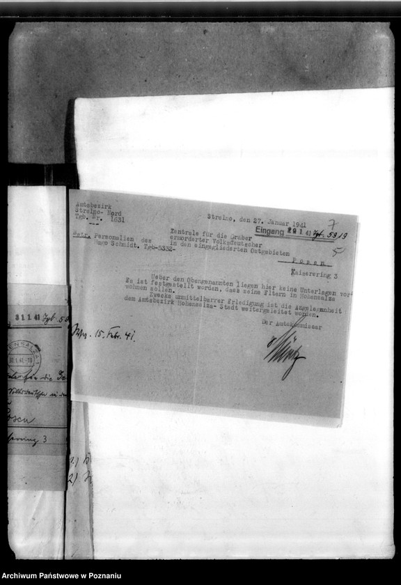 Obraz 11 z jednostki "Hugo Schmidt aus Strelno - Nord, Kreis Mogilno"