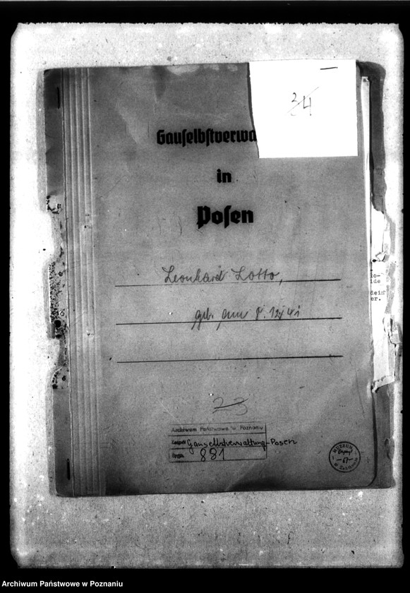 Obraz 4 z jednostki "[Akta personalne wychowanka Leonarda Lotto, ur. 8 XII 1941]."