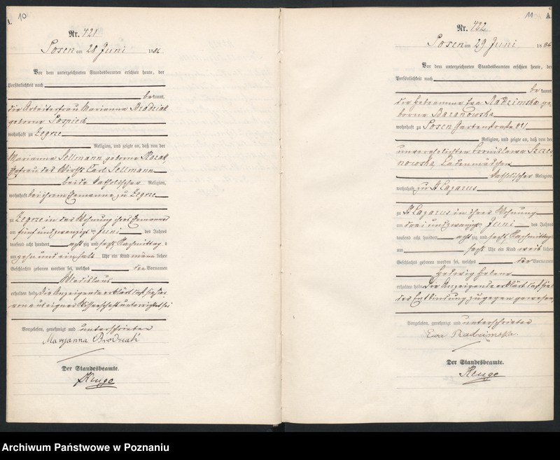 Obraz 9 z jednostki "Księga urodzeń t. II"