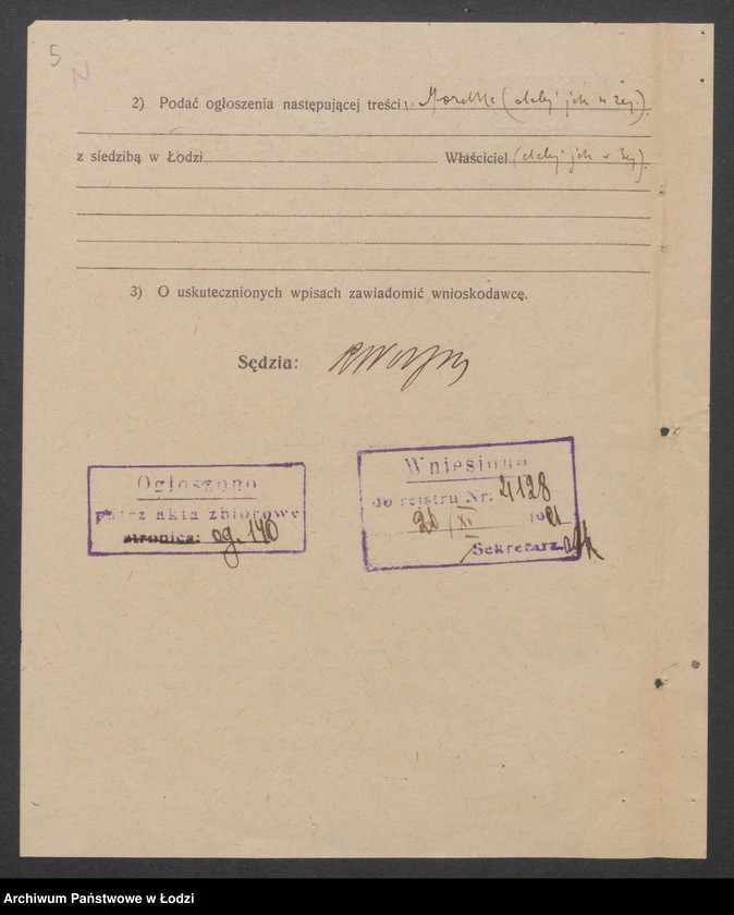 Obraz 7 z jednostki "Mordka Jonasewicz- sprzedaż skóry"