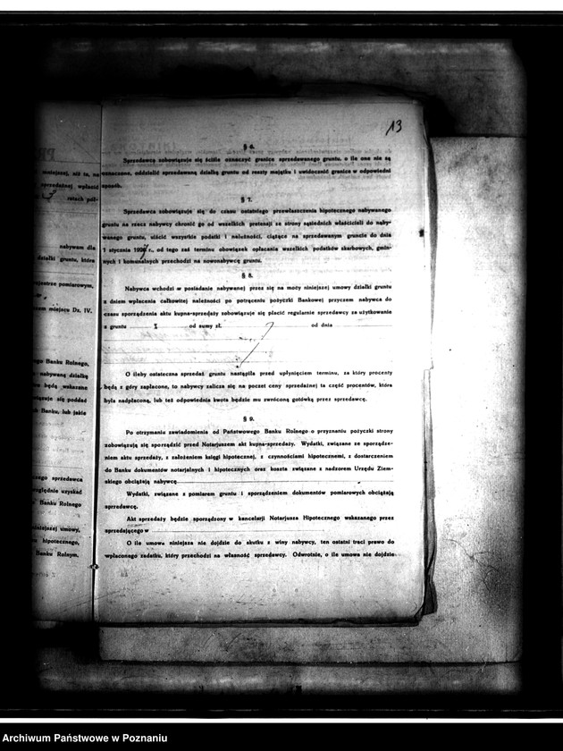 Obraz 17 z jednostki "Uregulowanie w myśl przepisów ustawy z 18.III.1932 r. prawa własności gruntów nabytych w drodze parcelacji majątku Kozanki-Podleśne powiatu tureckiego"